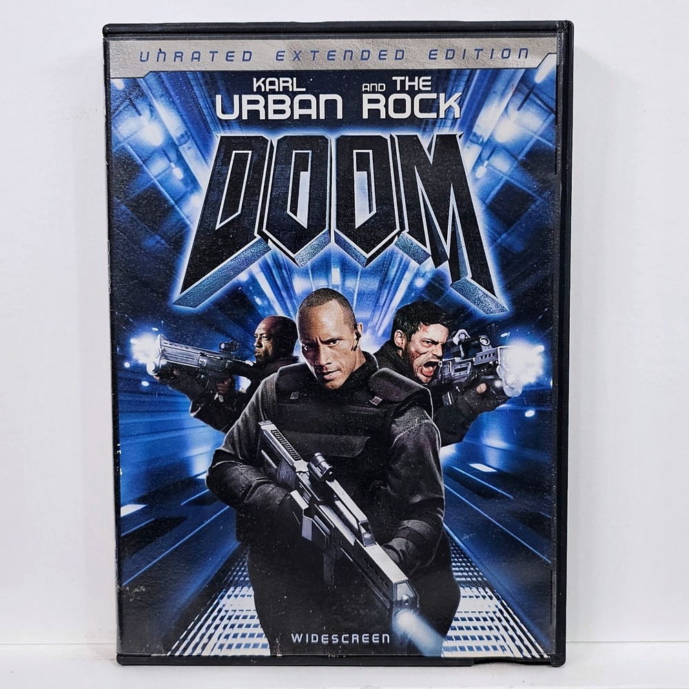 Doom DVD 2005 Unrated Extended Edition The‎ Rock Karl Urban Widescreen Sci-Fi